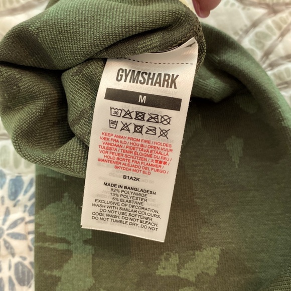 Gymshark Adapt Seamless Leggings  green camo, Medium - Picture 5 of 11